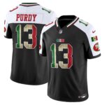 Brock Purdy # 13 San Francisco 49ers Mexico Vapor Limited Jersey V4 - All Stitched