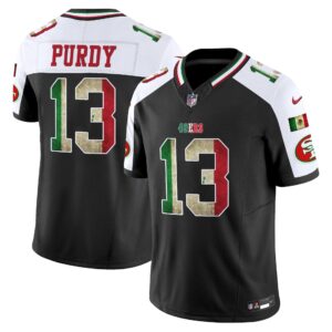 Brock Purdy # 13 San Francisco 49ers Mexico Vapor Limited Jersey V4 - All Stitched