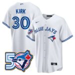 Alejandro Kirk  #30 Toronto Blue Jays 50th Season  Limited Jersey Stitched White