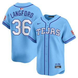 Wyatt Langford #36 Texas Rangers 2026 City Connect Vapor Premier Limited Jersey - All Stitched