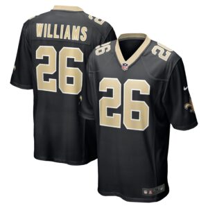 P.J. Williams New Orleans Saints  Game Jersey - Black