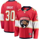Spencer Knight Florida Panthers 2017/18 Home Breakaway Replica Jersey - Red
