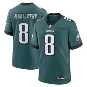 Chauncey Gardner-Johnson Philadelphia Eagles #8 Game Jersey - Midnight Green