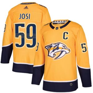 Roman Josi Nashville Predators  Home Authentic Player Jersey - Gold
