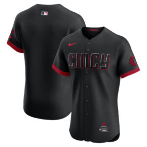 Cincinnati Reds Black City Connect Elite Jersey