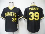 Mitchell And Ness Pittsburgh Pirates #39 Dave Parker Black Throwback Stitched Jersey