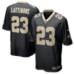 Marshon Lattimore New Orleans Saints  Game Player Jersey - Black