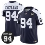 Dallas Cowboys #94 Marshawn Kneeland Memorial Patch Vapor Limited Jersey - All Stitched