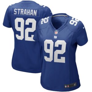 Michael Strahan New York Giants Women's Game Retired Player Jersey - Royal