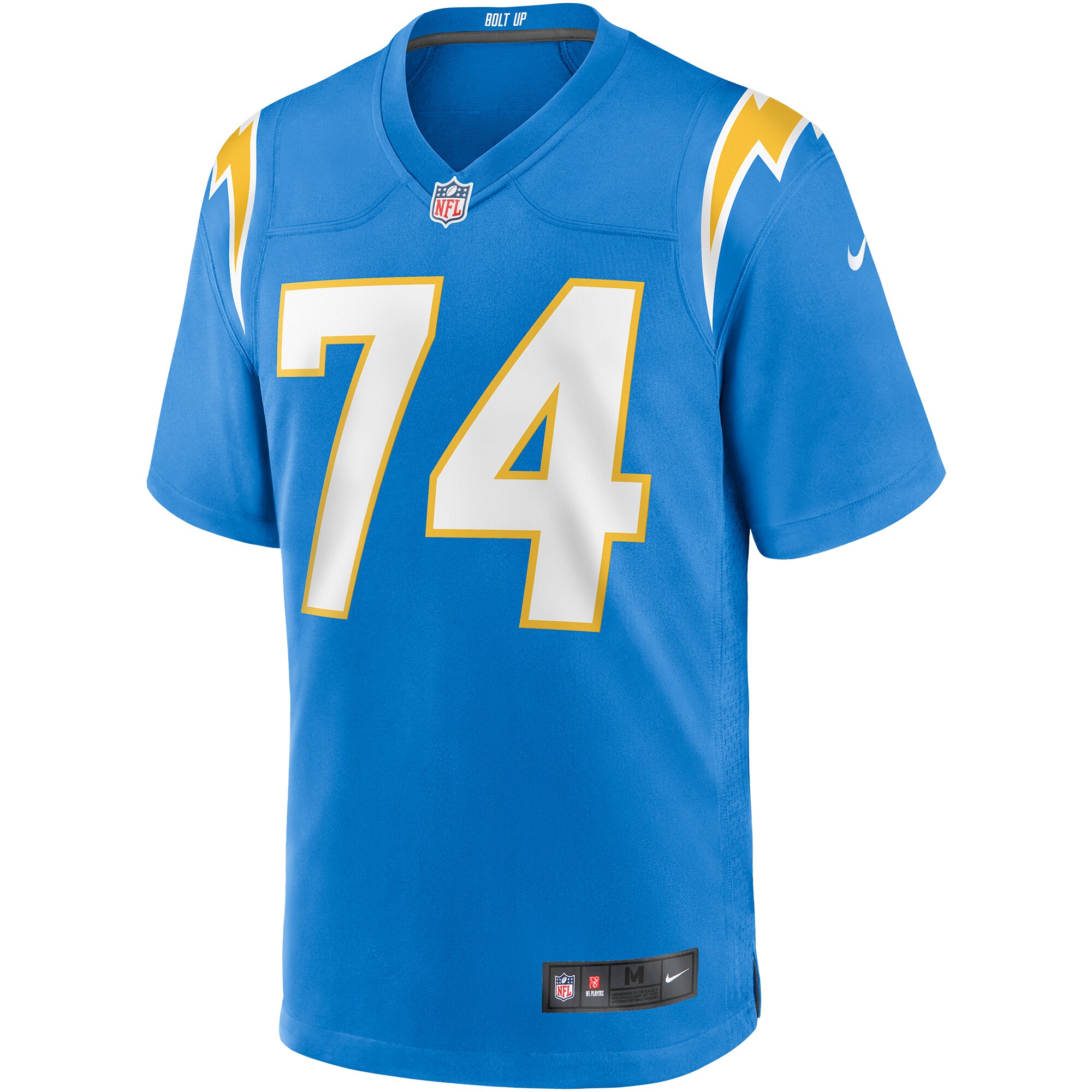 Storm Norton Los Angeles Chargers Team Game Jersey - Powder Blue - Image 2