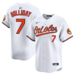 Jackson Holliday #7 Baltimore Orioles Vapor Premier Limited Jersey - All Stitched