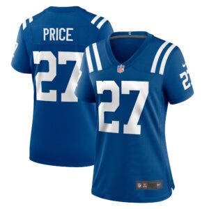D'Vonte Price Indianapolis Colts  Women's Game Player Jersey - Royal
