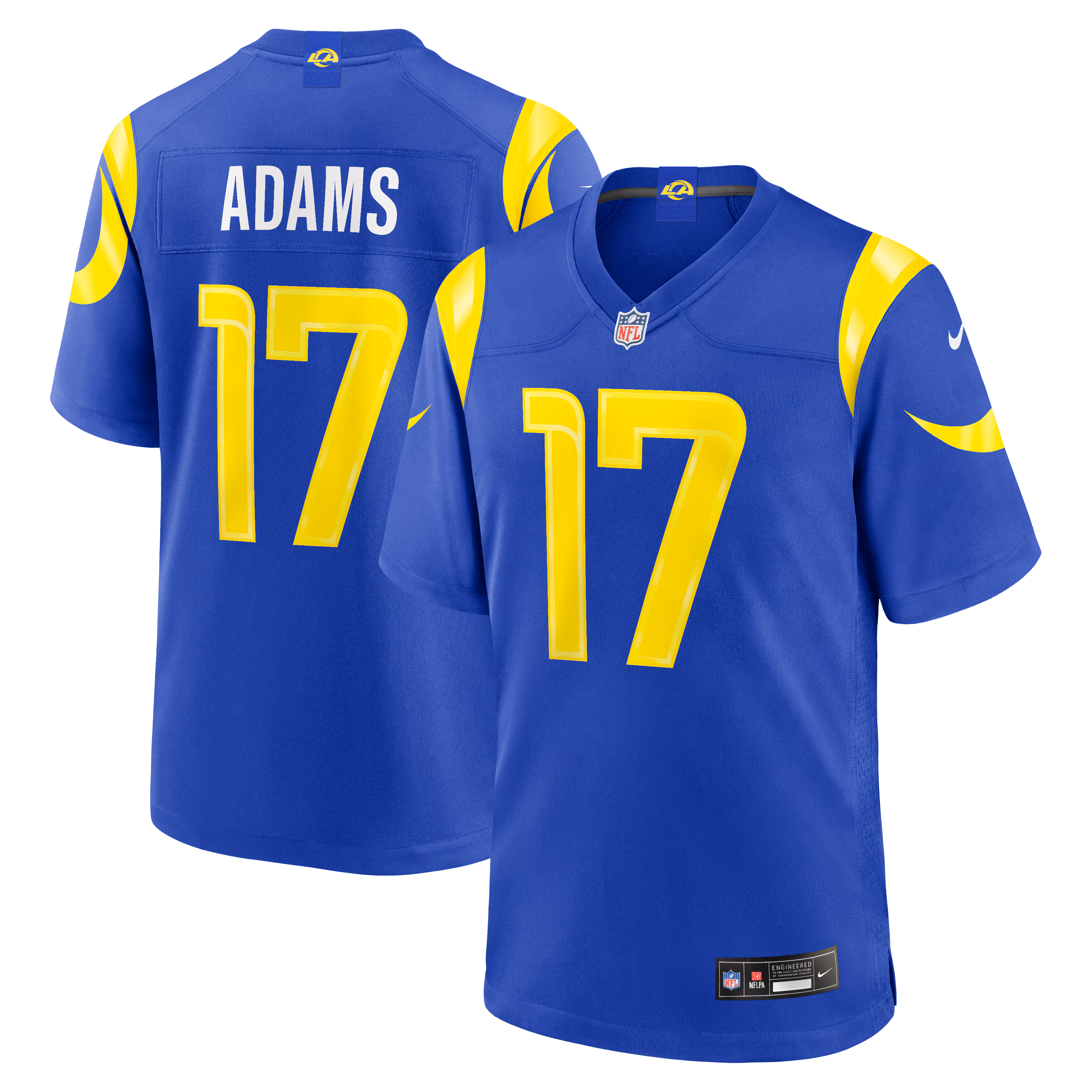 Los Angeles Rams Davante Adams #17 Royal Team Game Player Jersey