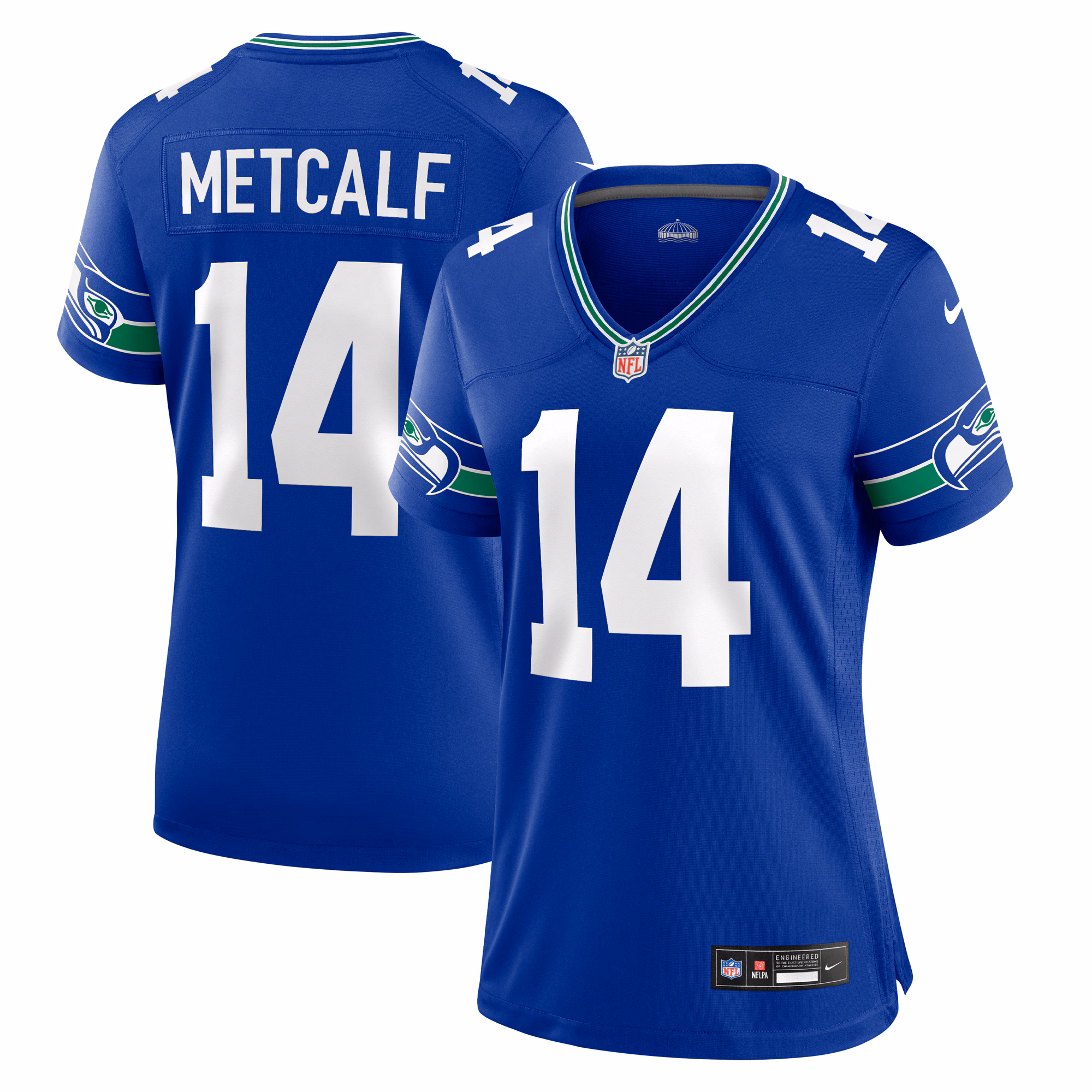 DK Metcalf Seattle Seahawks Women's Player Jersey - Royal
