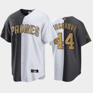 Men's San Diego Padres #44 Joe Musgrove White Charcoal 2022 All-Star Game Split Jersey