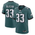 Cooper DeJean #33 Philadelphia Eagles 2024 Draft Game Jersey - Green