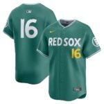 Men's Boston Red Sox #16 Jarren Duran  Green 2025 City Connect Player Jersey