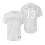 San Diego Padres Manny Machado El Ministro White 2019 Players Weekend Jersey