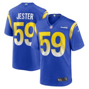 Matthew Jester Los Angeles Rams  Home Game Jersey - Royal