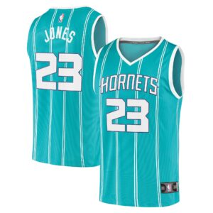Kai Jones Charlotte Hornets  Youth 2021/22 Fast Break Replica Jersey - Icon Edition - Teal