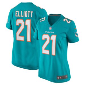 DeShon Elliott Miami Dolphins Women's Women's All Player Jersey - Aqua