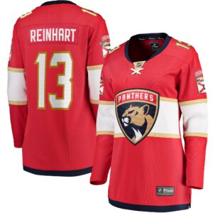 Sam Reinhart Florida Panthers Women's Breakaway Player Jersey - Red