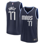 Luka Doncic Dallas Mavericks  Youth Fast Break Player Jersey - Statement Edition - Navy