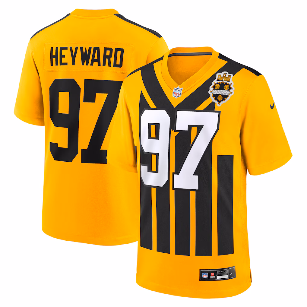 Cam Heyward #97 Men's Replica '33 Throwback Jersey