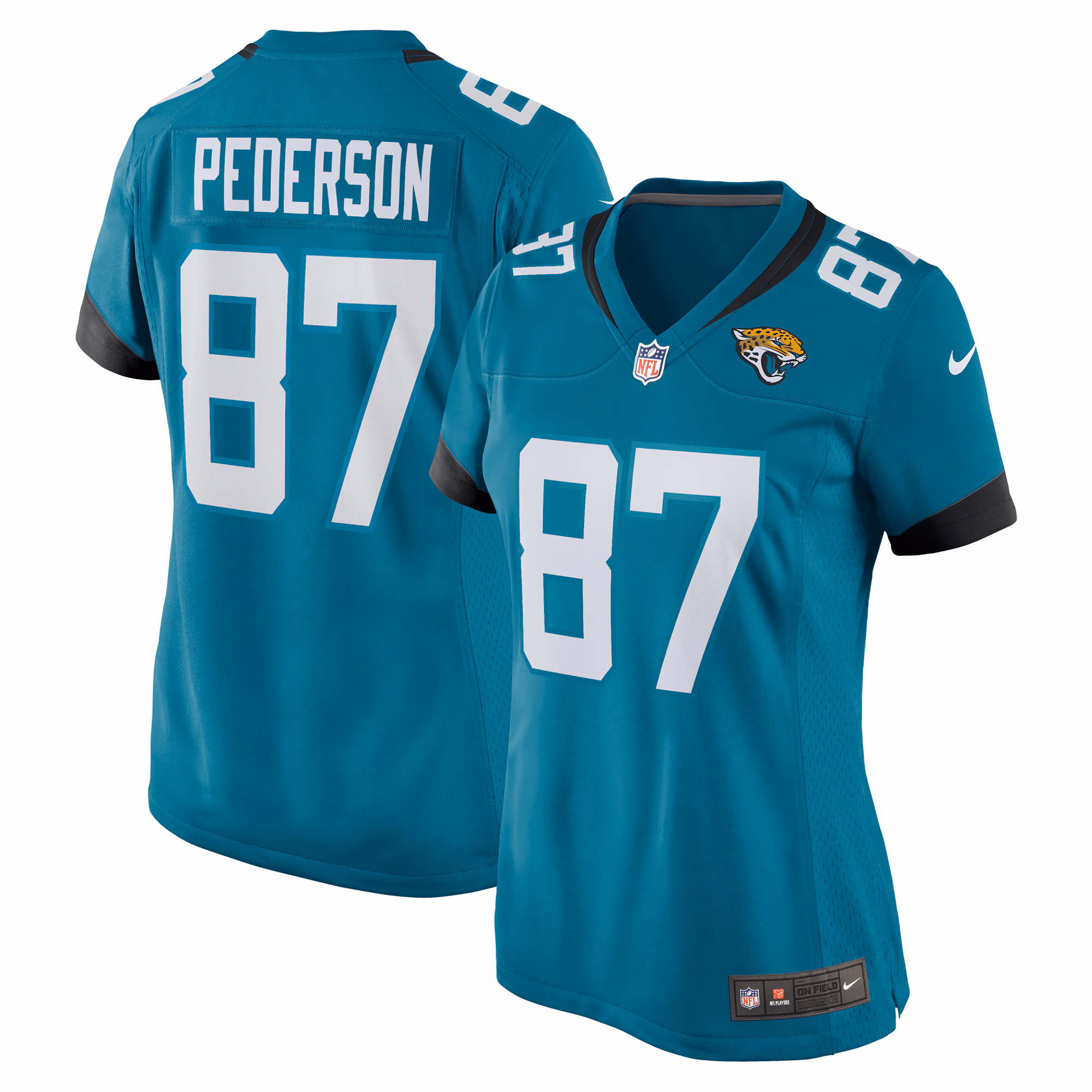 Josh Pederson Jacksonville Jaguars Women's Team Game Jersey -  Teal