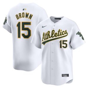 Men's Oakland Athletics Seth Brown  White Home Limited Player Jersey