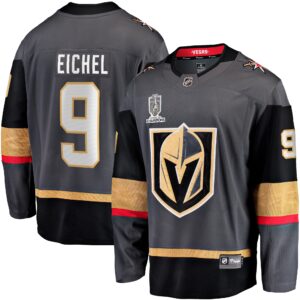 Jack Eichel Vegas Golden Knights 2023 Stanley Cup Champions Alternate Breakaway Player Jersey - Black