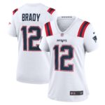 Tom Brady New England Patriots Women's Retired Game Jersey - White