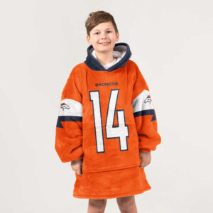Kid C.S 14 Denver Football Unisex Blanket Hoodie
