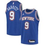 RJ Barrett New York Knicks  Youth 2020/21 Swingman Player Jersey - Statement Edition - Blue