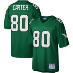 Cris Carter Philadelphia Eagles #80 Legacy Replica Jersey - Kelly Green