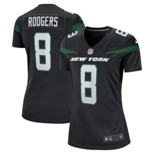 Aaron Rodgers New York Jets  Women's Game Jersey - Black