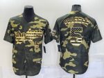 Men's Los Angeles Dodgers #5 Freddie Freeman Camo 2022 Armed Forces Day Cool Base Jersey