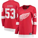 Moritz Seider Detroit Red Wings Women's Home Breakaway Player Jersey - Red