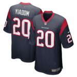 Isaac Yiadom Houston Texans  Game Jersey - Navy