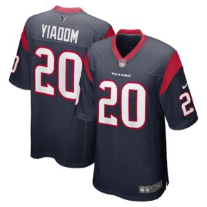 Isaac Yiadom Houston Texans  Game Jersey - Navy