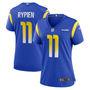 Brett Rypien Los Angeles Rams  Women's Home Game Jersey - Royal