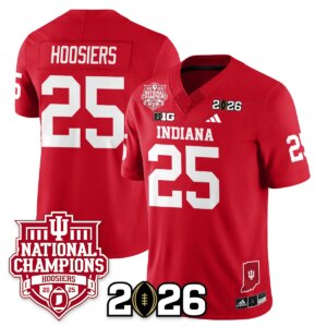 Hoosiers #25 Indiana Hoosiers Vapor Limited Football Jersey - 2025 National Champions - All Stitched