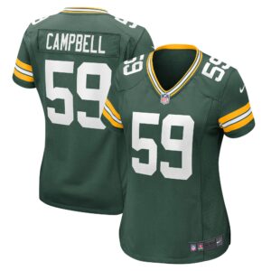 De'Vondre Campbell Green Bay Packers  Women's Game Jersey - Green