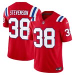 Rhamondre Stevenson #38 New England Patriots Throwback Vapor Limited Jersey - All Stitched