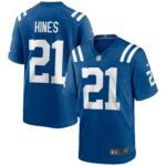 Nyheim Hines Indianapolis Colts  Game Jersey - Royal