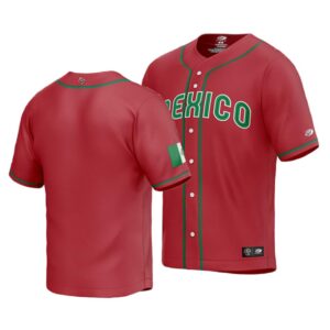 Mexico 2023 World Baseball Classic Red Men's Jersey