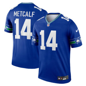 DK Metcalf Seattle Seahawks  Throwback Legend Player Jersey - Royal