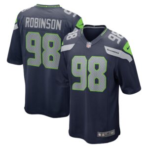 Alton Robinson Seattle Seahawks  Game Jersey - College Navy