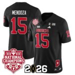 Fernando Mendoza #15 Indiana Hoosiers Vapor Limited Football Jersey - 2025 National Champions - All Stitched