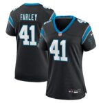 Matthias Farley Carolina Panthers Women's  Game Jersey -  Black